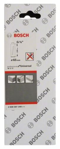 BOSCH Broca de diamante para perforación en seco G 1/2" 65 mm, 150 mm, 4 segmentos, 7 mm 2608587340