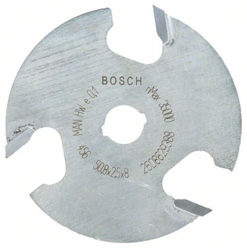 BOSCH Fresa de disco 8 mm, D1 50,8 mm, L 2,5 mm, G 8 mm 2608629388