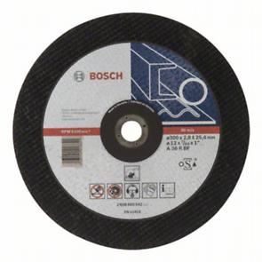 BOSCH Disco de corte recto Expert para metal A 36 R BF, 300 mm, 25,40 mm, 2,8 mm 2608600542