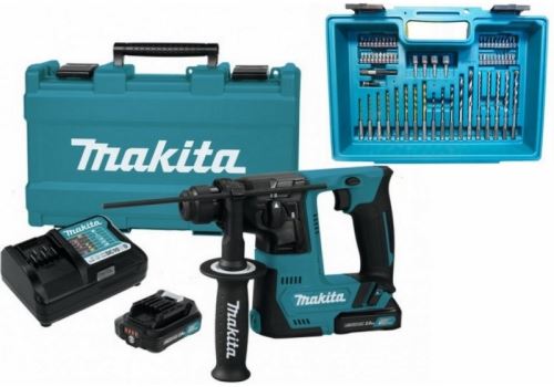 Taladro percutor inalámbrico Makita con accesorios Li-ion CXT 12V/1.5Ah HR140DWYE1