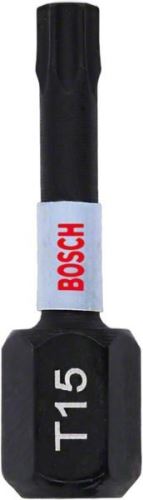 BOSCH T15 Broca de control de impacto 25 mm, 2 piezas 2608522473