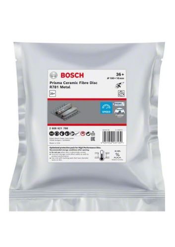 BOSCH EXPERT PRISMA disco de fibra R781,100,P36,25ud 2608621788