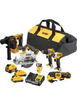 Juego combinado DeWALT: juego de descuento de 6 piezas 12V 1x5.0Ah + 2x 2.0Ah DCK611P1D2