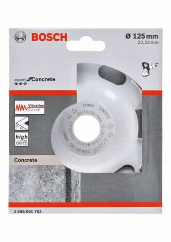 BOSCH Muela de Diamante Expert para Hormigón 125x22,23x5mm con extracción rápida de material 2608601763