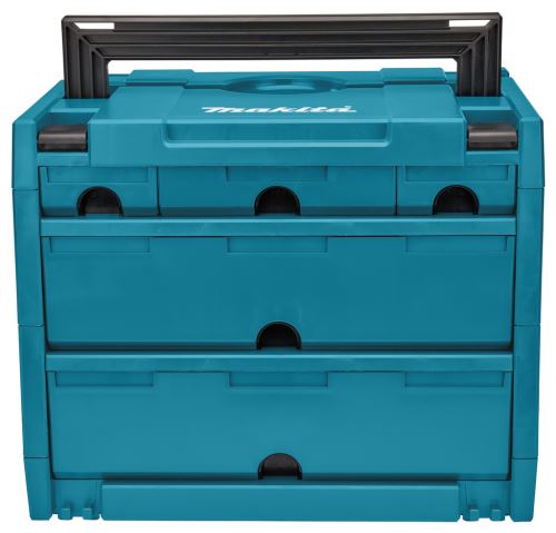 MAKITA Makpac con compartimentos - fila de tres, 2 filas de un compartimento P-84349