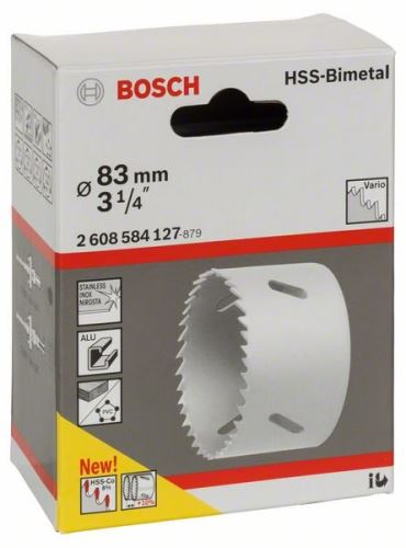 BOSCH Perforadora bimetálica HSS para adaptador estándar 83 mm, 3 1/4" 2608584127