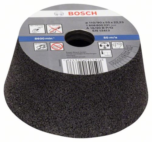 BOSCH Recipiente para moler, cónico - metal/hierro fundido 90 mm, 110 mm, 55 mm, 16 1608600231