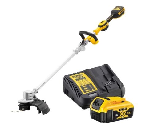 Cortacésped inalámbrico DeWALT de 18 V, con eje extensible DCMST561P1