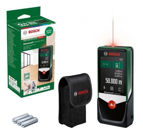 Bosch Telémetro láser digital AdvancedDistance 50C 06036722Z0