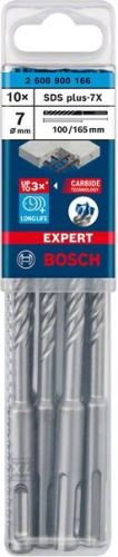 BOSCH EXPERT taladro SDS plus-7X, 7x100x165 10uds 2608900166