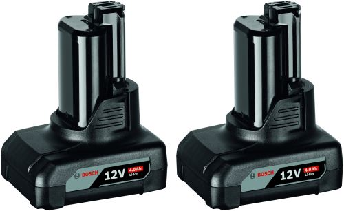 BOSCH Batería GBA 12V/4.0Ah (2 uds) 1600Z00045