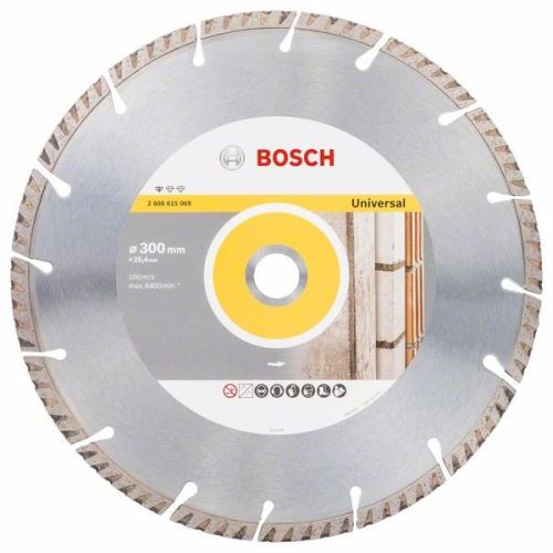 BOSCH Disco corte diamante Standard para Universal 300×25.4 300x25.4x3.3x10mm 2608615069