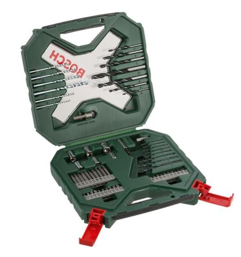 BOSCH Juego de taladros y puntas de destornillador X-Line Classic 60 piezas 2607010611