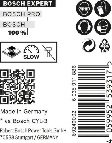 BOSCH EXPERT CYL-9 MultiConstrucción 5x50, 10 piezas 2608900638