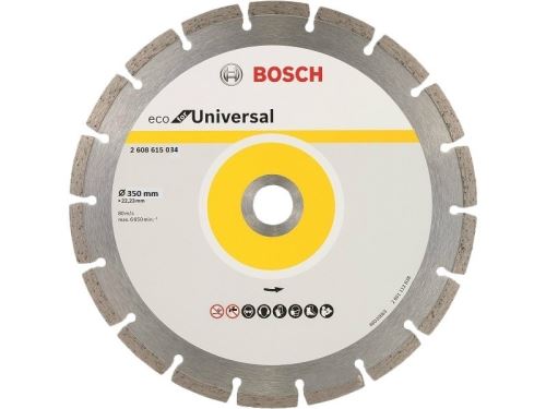 BOSCH Disco corte diamante ECO Para Universal 350x20x3.2x8 2608615034