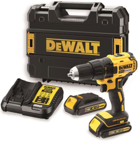 DEWALT Taladro atornillador inalámbrico 18 V, 2 baterías Li-Ion 1,5 Ah DCD777S2T