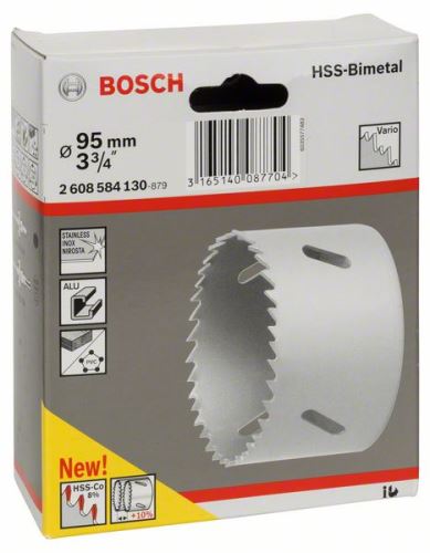 BOSCH Perforadora bimetálica HSS para adaptador estándar 95 mm, 3 3/4" 2608584130