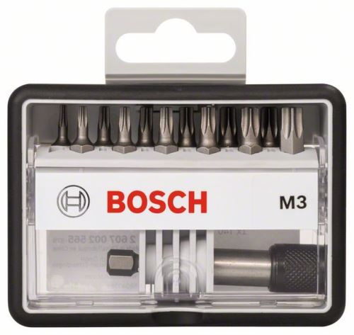 BOSCH juego puntas destornillador m3 (torx) RL extra hart 2607002565