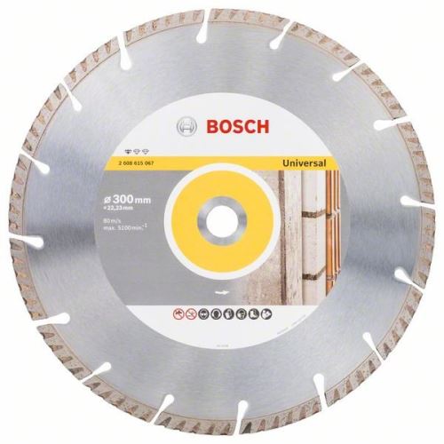 BOSCH Disco corte diamante Standard para Universal 300×22.23 300x22.23x3.3x10mm 2608615067