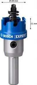 BOSCH EXPERT Perforadora de carburo Chapa 24 mm 2608901407