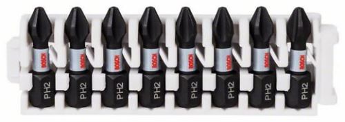 BOSCH Juego de destornilladores Impact Control, 8 piezas, 8×PH2 2608522324