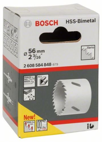 BOSCH Perforadora bimetálica HSS para adaptador estándar 56 mm, 2 3/16" 2608584848