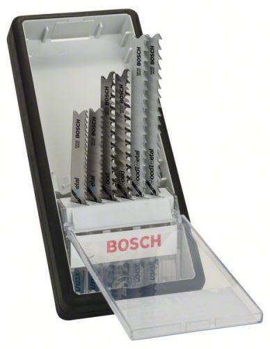 Juego de hojas de sierra BOSCH de 6 piezas Robust Line Progressor, con mango UU 123 X (2x); U 234 X (2x); Para 345 XF (2x) 2607010532