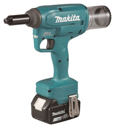 MAKITA Remachadora inalámbrica Li-ion LXT 18V/3.0 Ah, Makpac DRV150RFJ