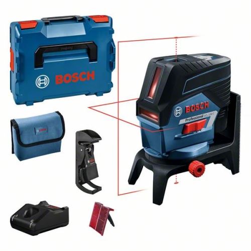 Láser cruzado BOSCH GCL 2-50 C + RM2 + clip BM 3 + L-Boxx 136 0601066G03