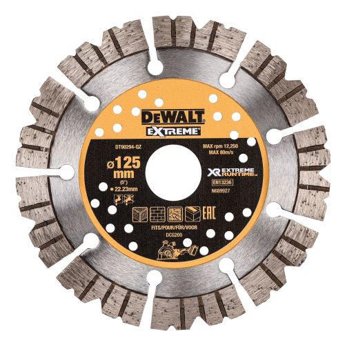 Disco de diamante DeWALT para máquina ranuradora, DT90294 DT90294