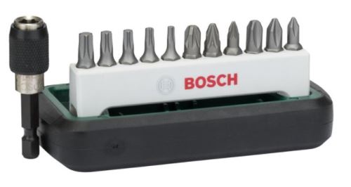 BOSCH Juego de puntas (12 piezas) PH1-2-3,PZ1-2-3,T10-15-20-25-30 2608255993