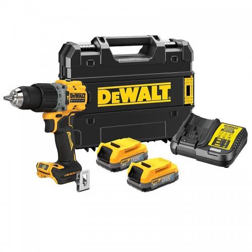 DeWalt Taladro percutor inalámbrico 18V 1x1.7Ah DeWALT POWERSTACK DCD805E1T