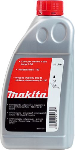 Aceite de motor MAKITA Makita 2 tiempos 1:50, 1000 ml alt Dolmar980008107 980008607