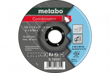 METABO Disco de corte 115x1,9x22,23 Inox 616500000