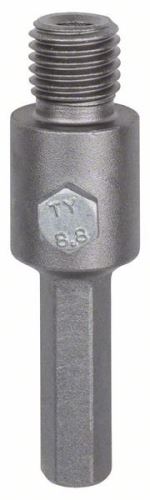 BOSCH Portabrocas hexagonal para brocas huecas con rosca M 16 11 mm, 80 mm 2608550078