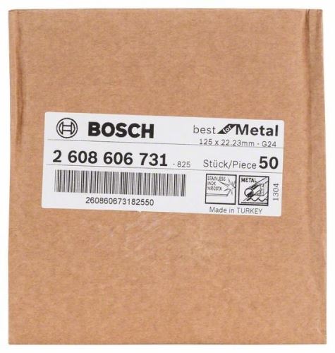 Muela abrasiva de fibra BOSCH R574, Best for Metal D = 125 mm; k = 24 2608606731