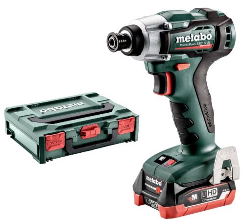 Metabo Atornillador de impacto inalámbrico PowerMaxx SSD 12 BL 601115800