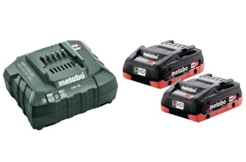 METABO Set básico (cargador + baterías) 18V / 2 x LiHD 4,0 Ah 685163000