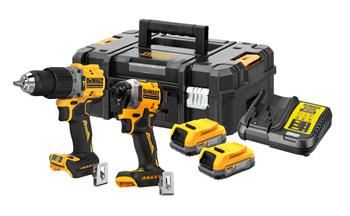 Kit combinado de batería DeWALT de 18 V DCK2050E2T