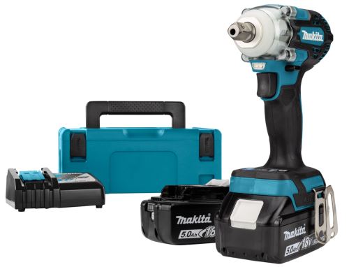 Makita Llave de impacto inalámbrica Li-ion LXT 18V/5.0Ah DTW301RTJ