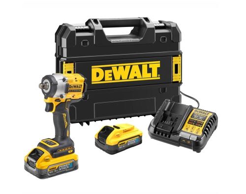 DEWALT Atornillador de impacto 2-18V-5AH, batería POWERSTACK DCF921H2T