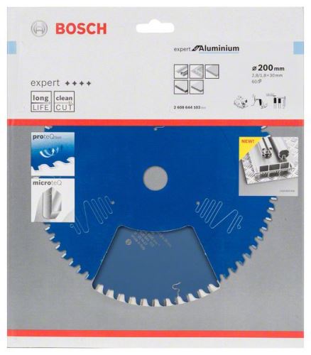 BOSCH Hoja de sierra Expert para aluminio 200 x 30 x 2,8 mm, 60 2608644103