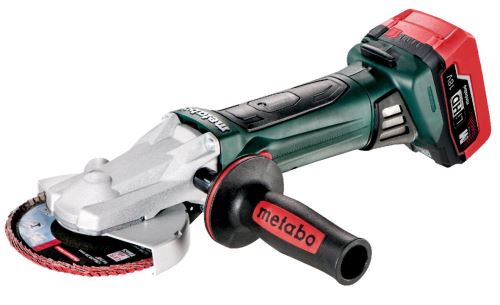 METABO Amoladora angular a batería con cabeza plana WF 18 LTX 125 601306660