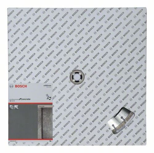 BOSCH Disco de corte de diamante Estándar para hormigón 450 x 25,40 x 3,6 x 10 mm 2608602546