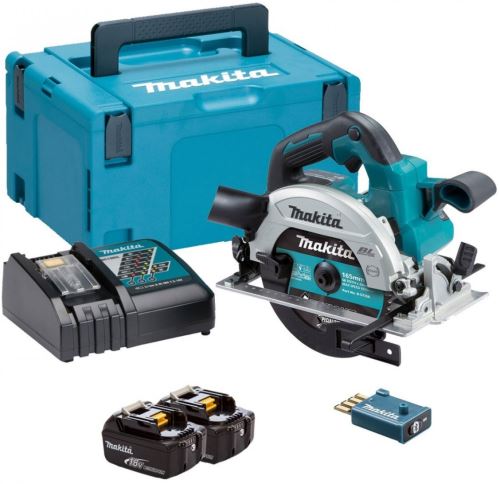 Sierra circular inalámbrica Makita Aku con AWS Li-ion LXT 18V/5.0Ah DHS661RTJU