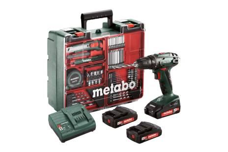 METABO BS 18 SET Taladro atornillador inalámbrico, taller móvil 602207940