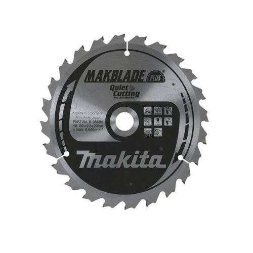 MAKITA Hoja de sierra para madera MAKBLADEplus 260x2,3x30mm 80Z B-32605