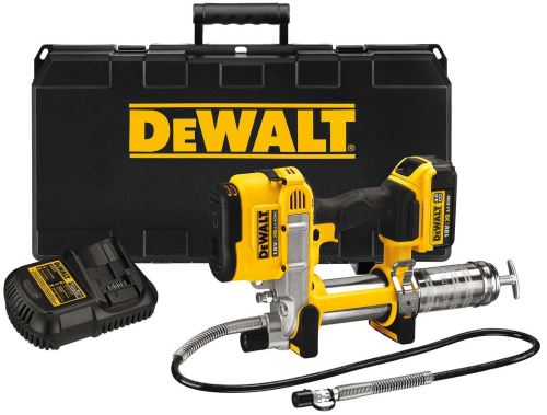 Pistola engrasadora inalámbrica DeWALT 18V XR Li-Ion 4.0Ah DCGG571M1