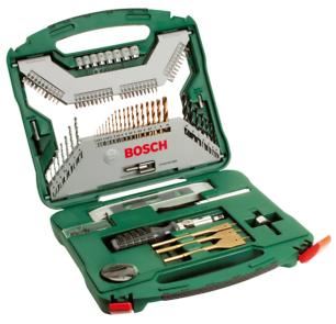 BOSCH Juego 100 piezas X-Line titanio 2607019330