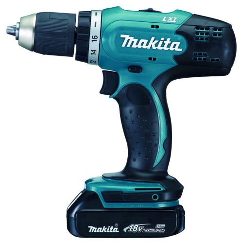 MAKITA Taladro atornillador inalámbrico Li-ion LXT 18V/1.5Ah DDF453SYX5